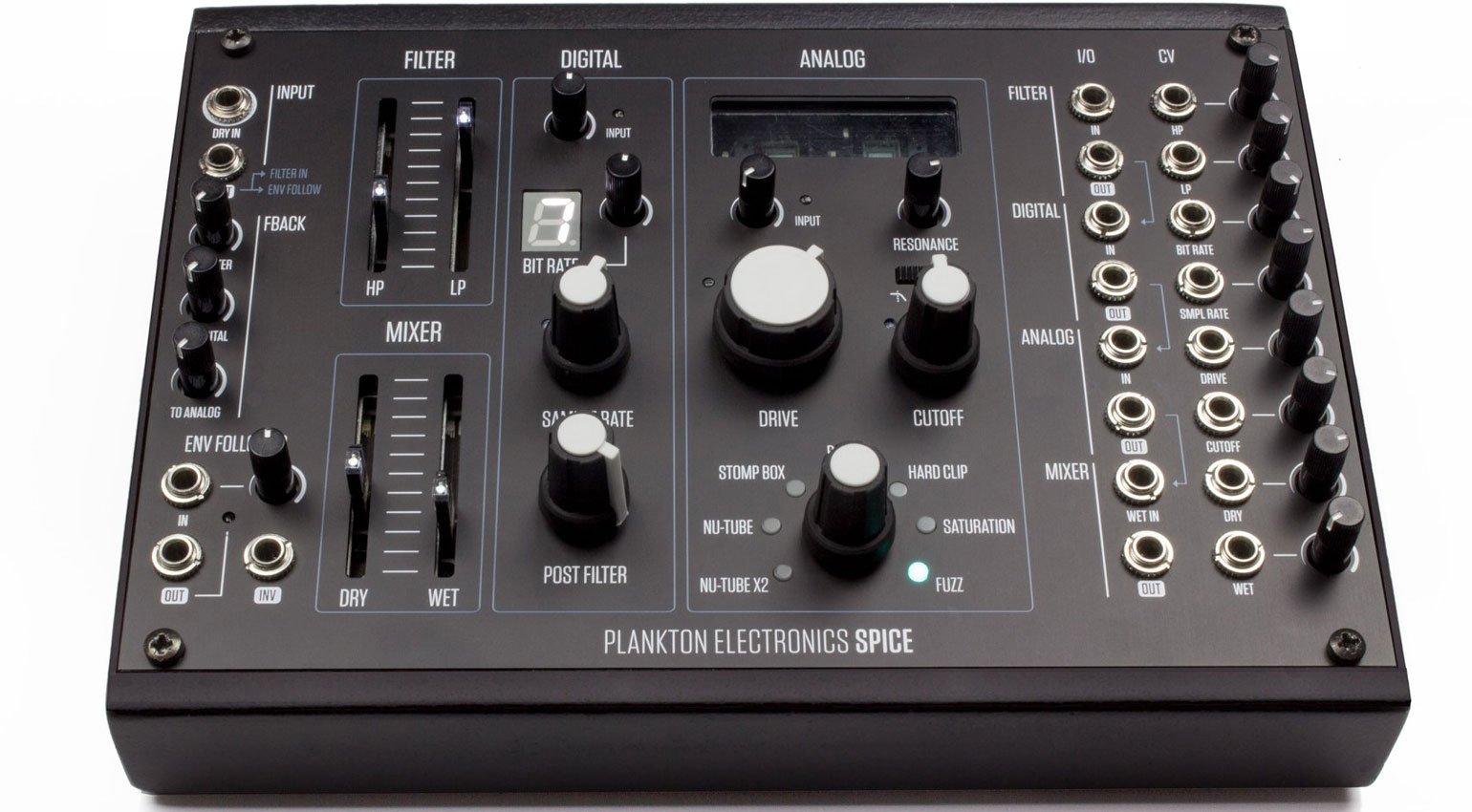 【レア】Plankton Electronics - Spice Plankton Spice, una caja de distorsión semi-modular que combina